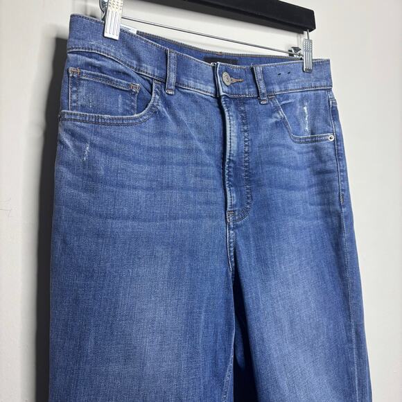 Express Mom Jean Super High Rise Medium Wash Women's Size 8 Regular - Picture 8 of 8